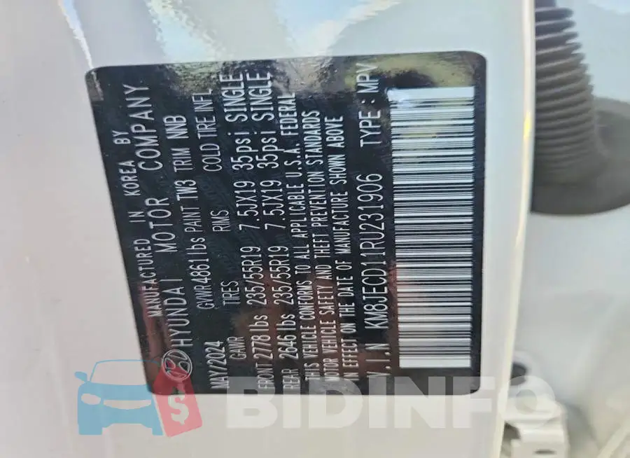 KM8JECD11RU231906 Photo# 14