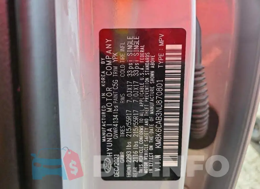 KM8K6CAB3NU870801 Photo# 13