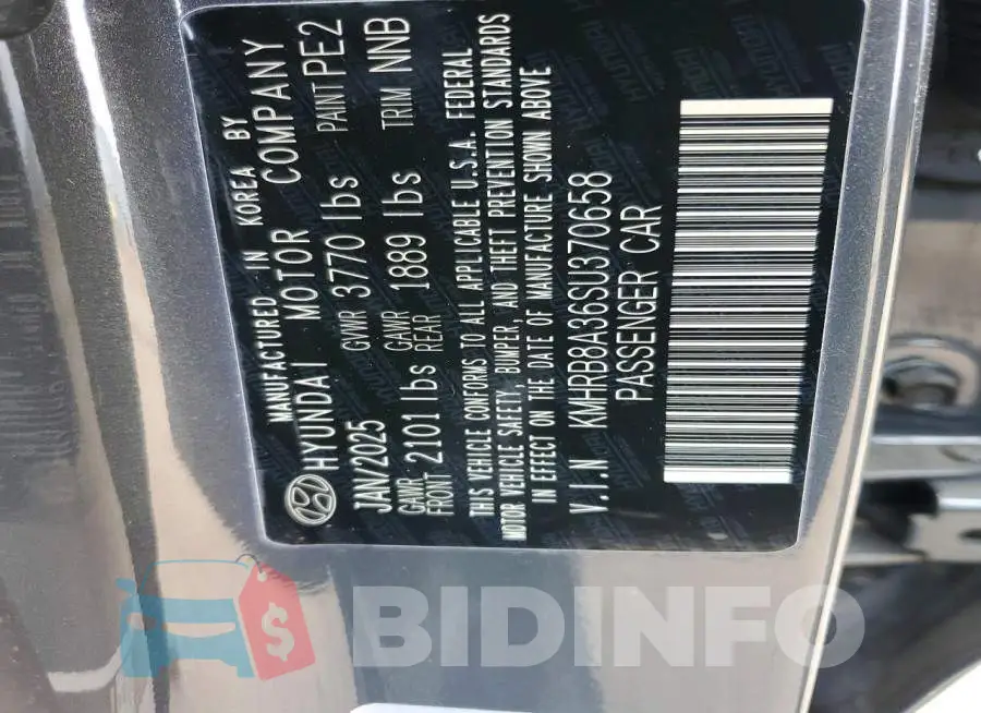 KMHRB8A36SU370658 Photo# 12