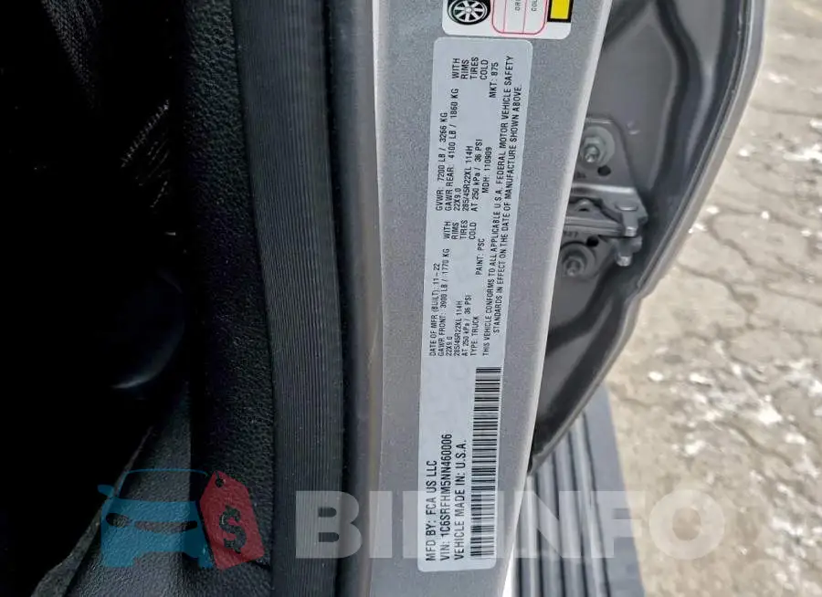 1C6SRFHM5NN460006 Photo# 12