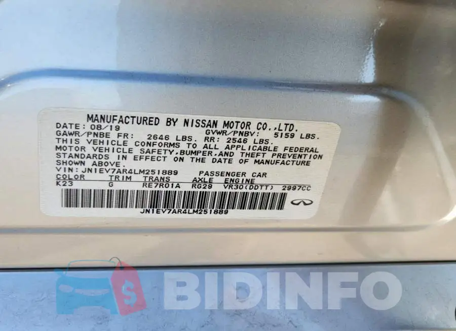 JN1EV7AR4LM251889 Photo# 12