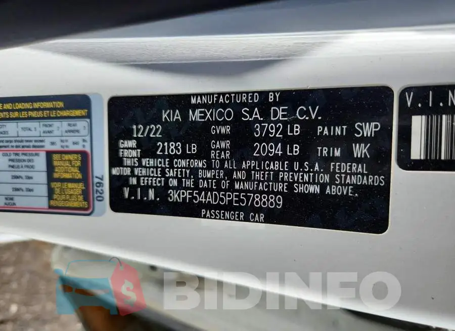 3KPF54AD5PE578889 Photo# 12