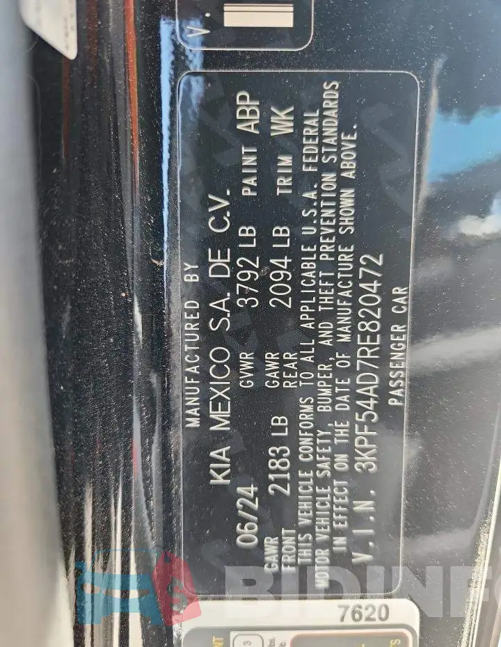 3KPF54AD7RE820472 Photo# 12