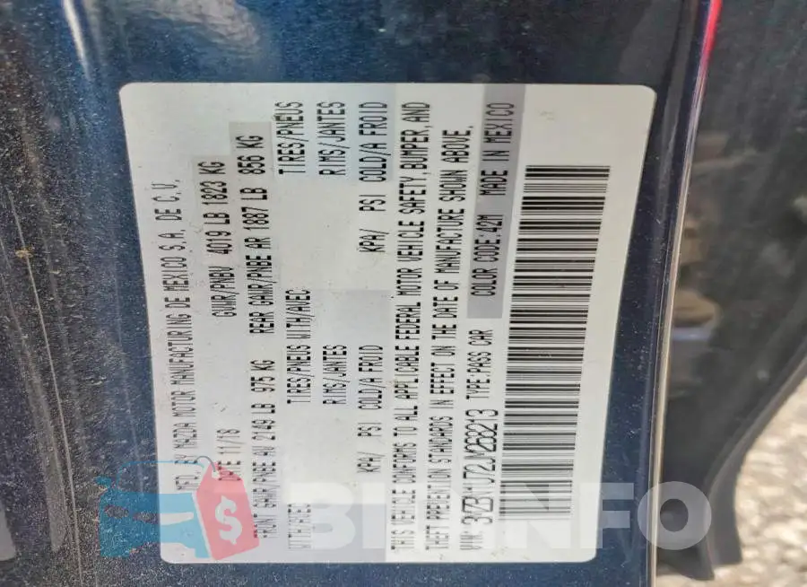 3MZBN1U72JM268213 Photo# 12