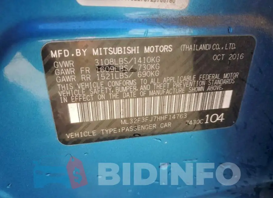 ML32F3FJ7HHF14763 Photo# 12