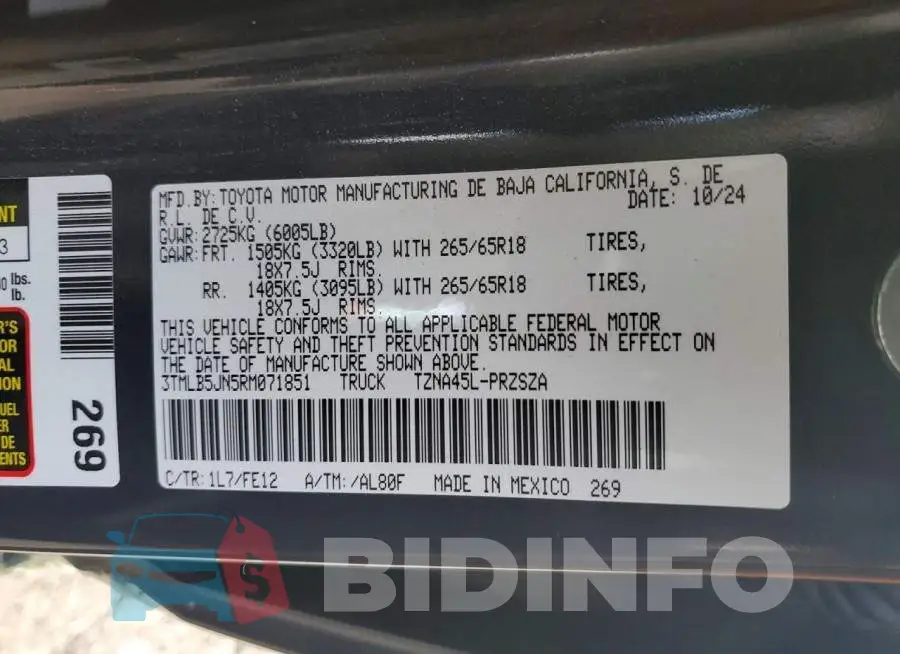 3TMLB5JN5RM071851 Photo# 12