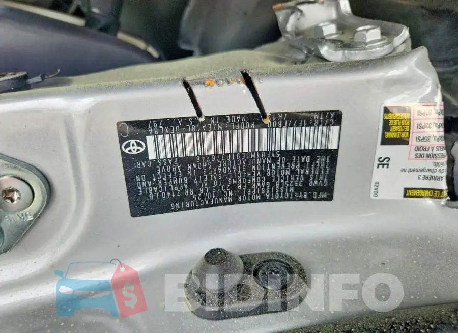 5YFB4MDE9TP376748 Photo# 12