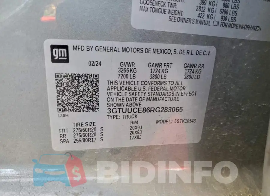 3GTUUCE86RG283065 Photo# 12