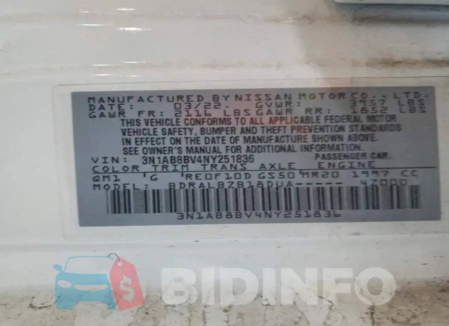 3N1AB8BV4NY251836 Photo# 12