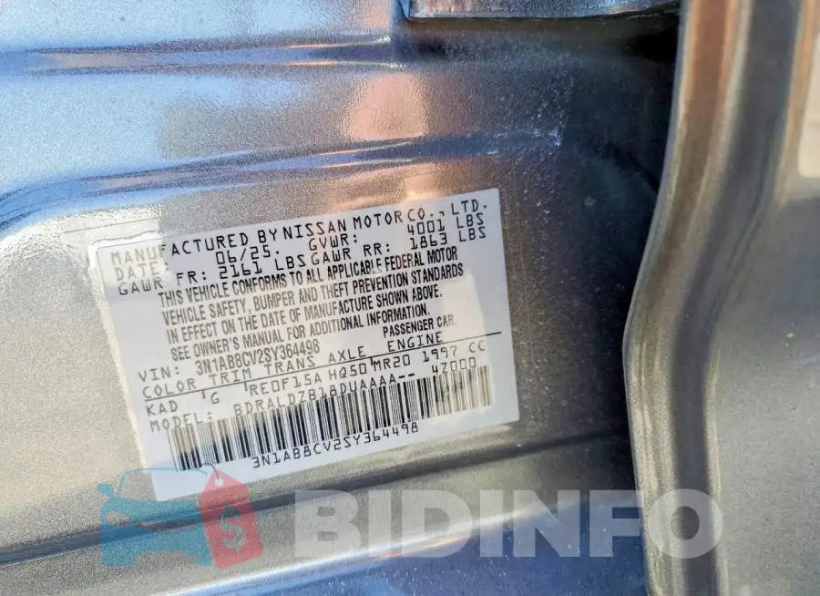 3N1AB8CV2SY364498 Photo# 13