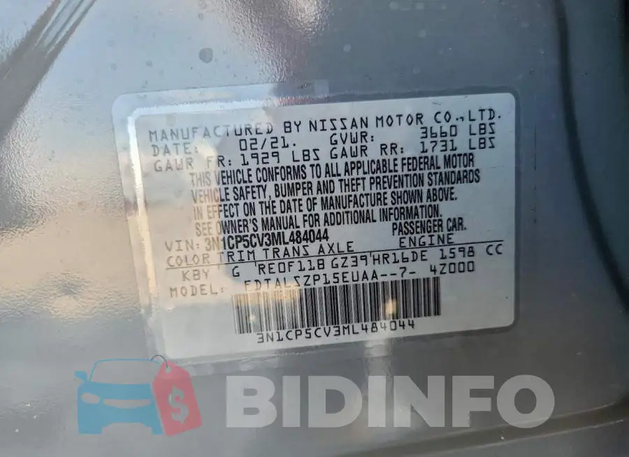 3N1CP5CV3ML484044 Photo# 14