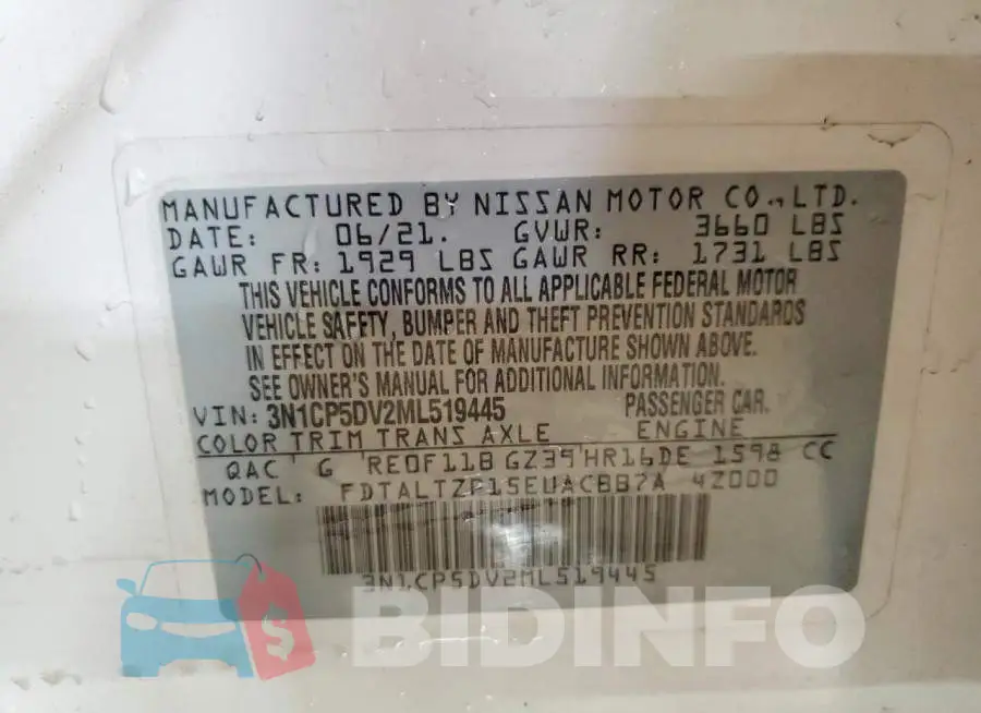 3N1CP5DV2ML519445 Photo# 13
