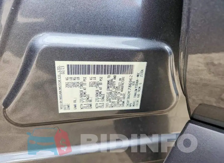 5N1BT3BA2PC786962 Photo# 14