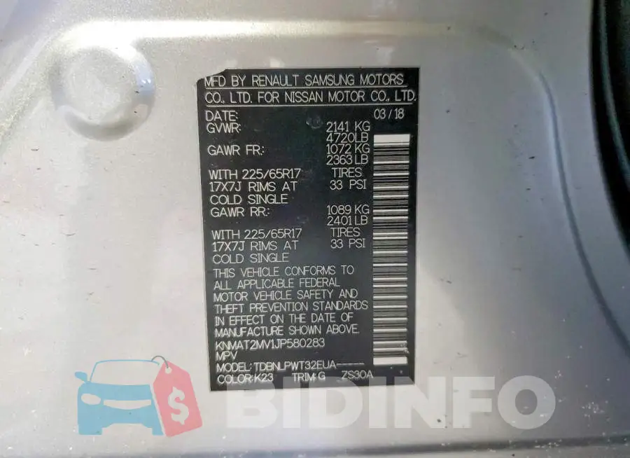 KNMAT2MV1JP580283 Photo# 13