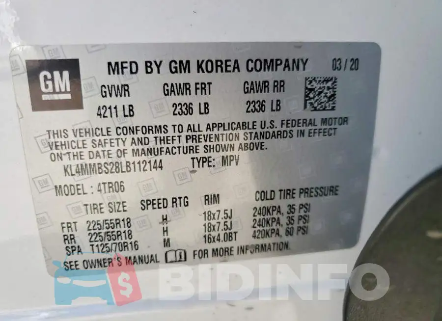 KL4MMBS28LB112144 Photo# 14