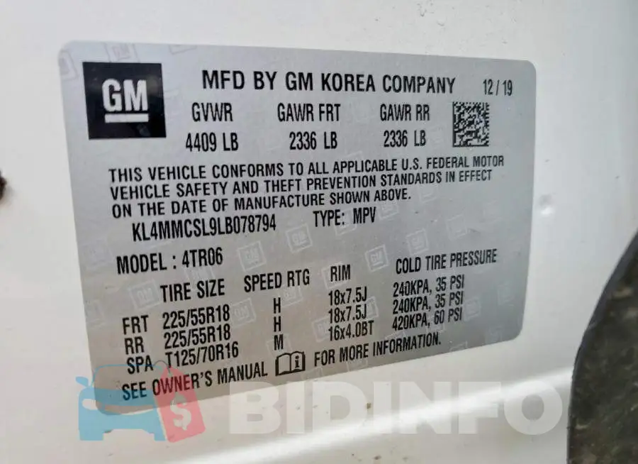 KL4MMCSL9LB078794 Photo# 13