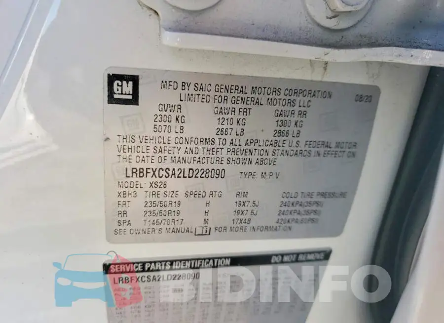 LRBFXCSA2LD228090 Photo# 12