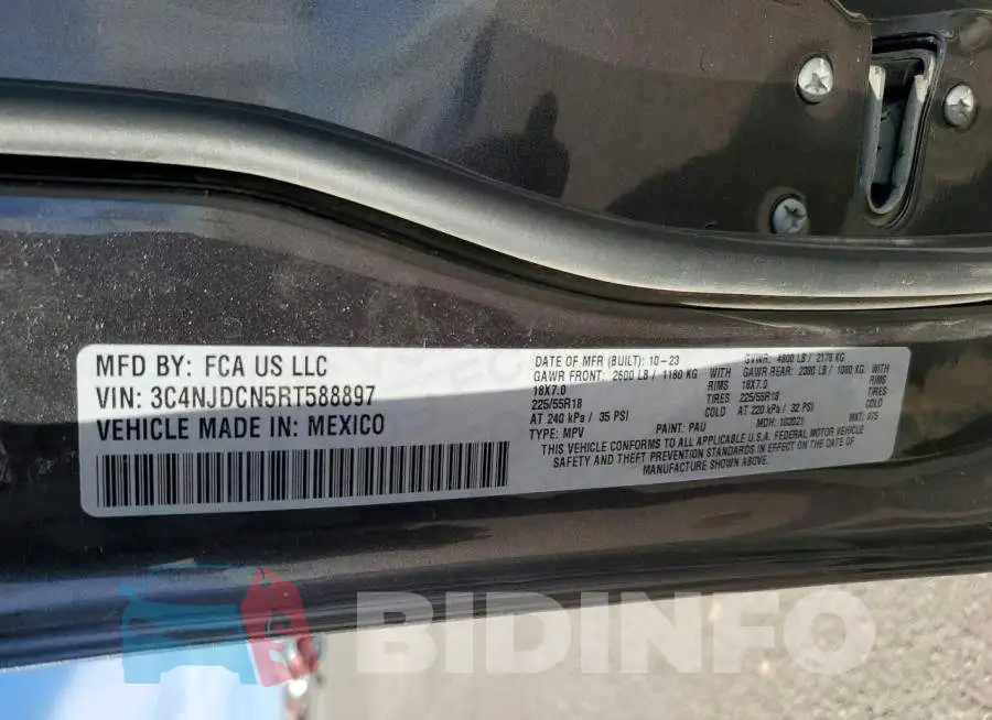 3C4NJDCN5RT588897 Photo# 13