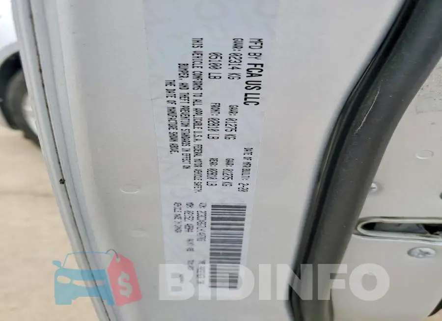 2C3CDXBG7LH140703 Photo# 12