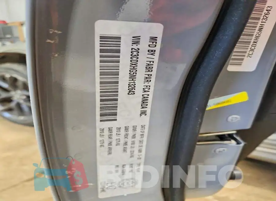 2C3CDXHG5NH132643 Photo# 13