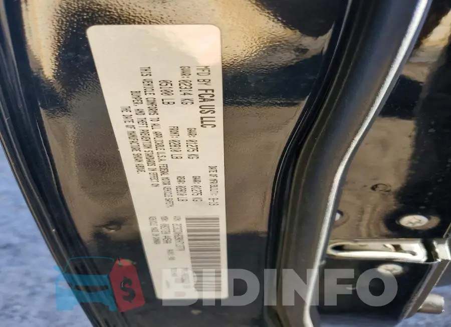 2C3CDXHG9KH713770 Photo# 13
