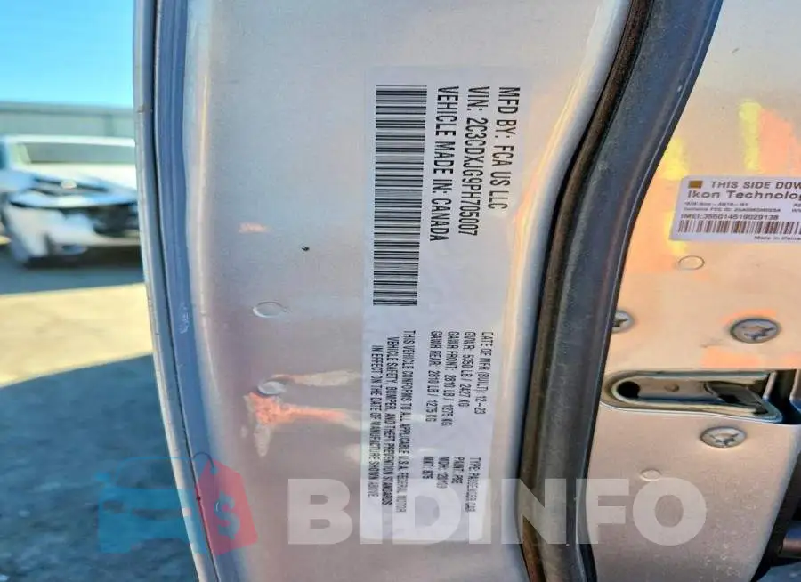 2C3CDXJG9PH705007 Photo# 12