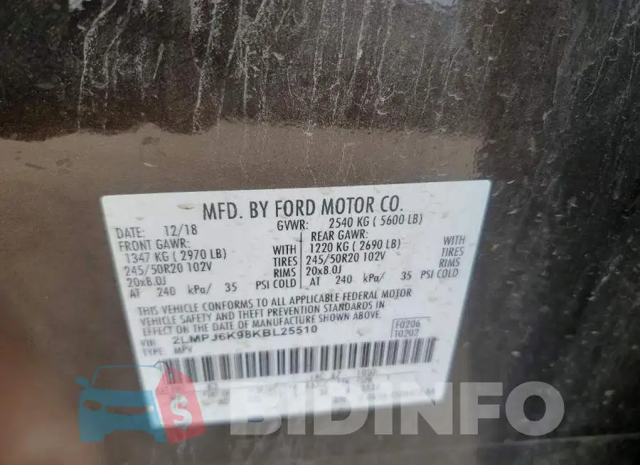 2LMPJ6K98KBL25510 Photo# 12