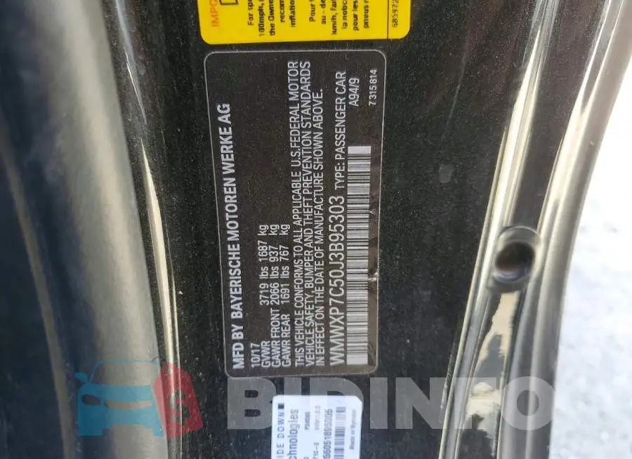 WMWXP7C50J3B95303 Photo# 12