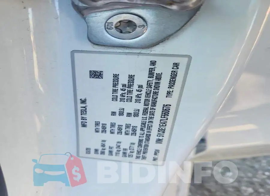 5YJ3E1EA7LF660676 Photo# 12