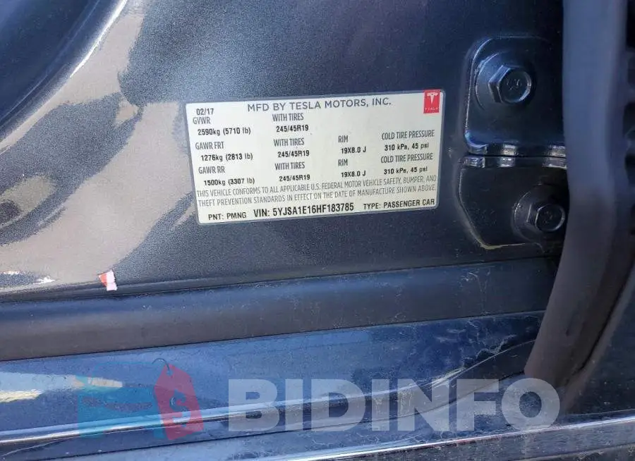 5YJSA1E16HF183785 Photo# 12