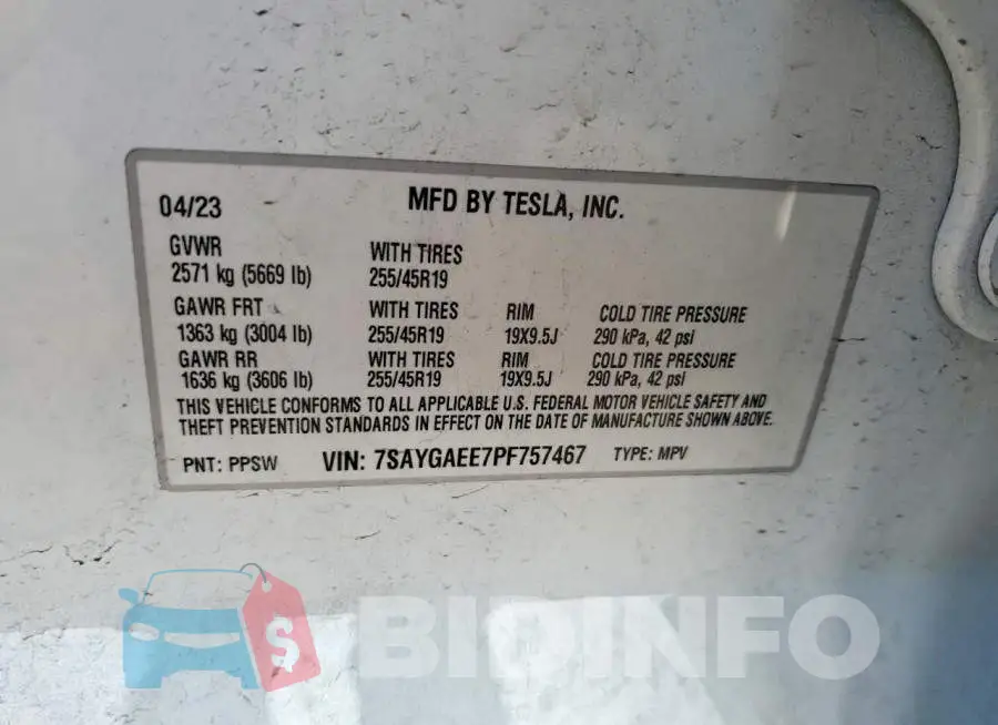 7SAYGAEE7PF757467 Photo# 12