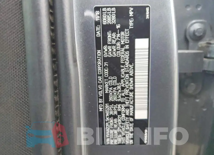 YV4A22PL5K1465281 Photo# 14
