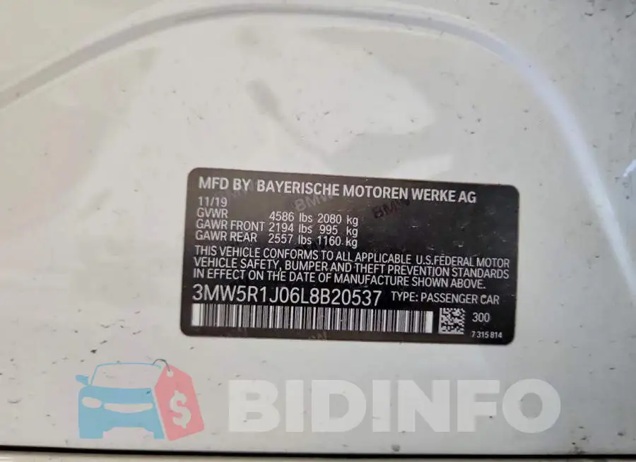 3MW5R1J06L8B20537 Photo# 12
