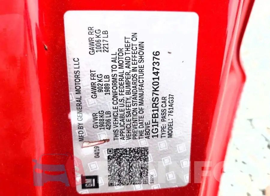 1G1FB1RS7K0147376 Photo# 12