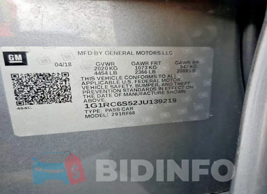 1G1RC6S52JU139219 Photo# 12