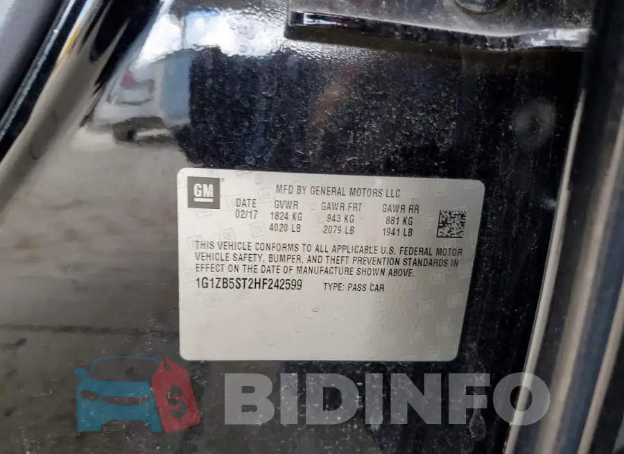 1G1ZB5ST2HF242599 Photo# 12