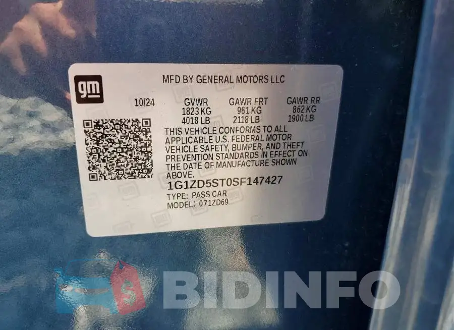 1G1ZD5ST0SF147427 Photo# 13