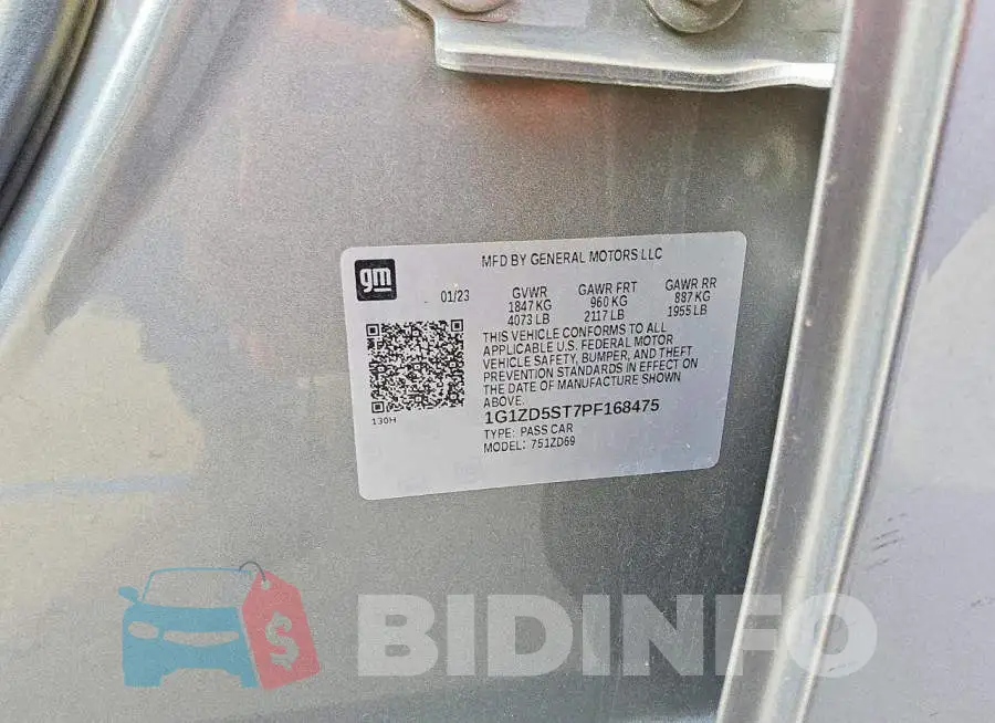1G1ZD5ST7PF168475 Photo# 13
