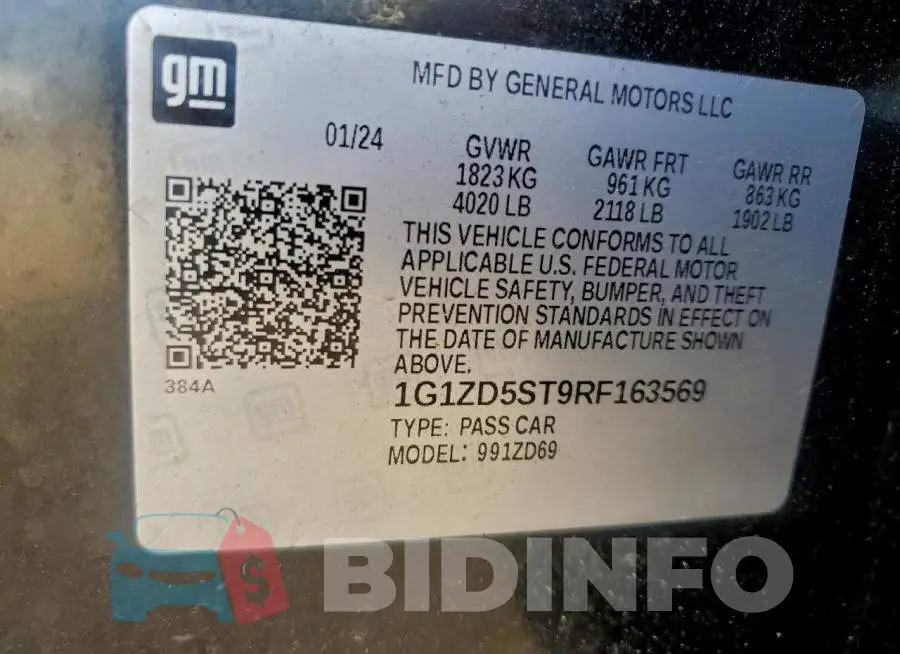 1G1ZD5ST9RF163569 Photo# 12