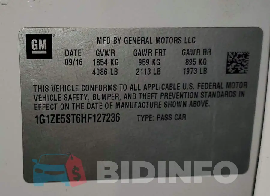 1G1ZE5ST6HF127236 Photo# 12