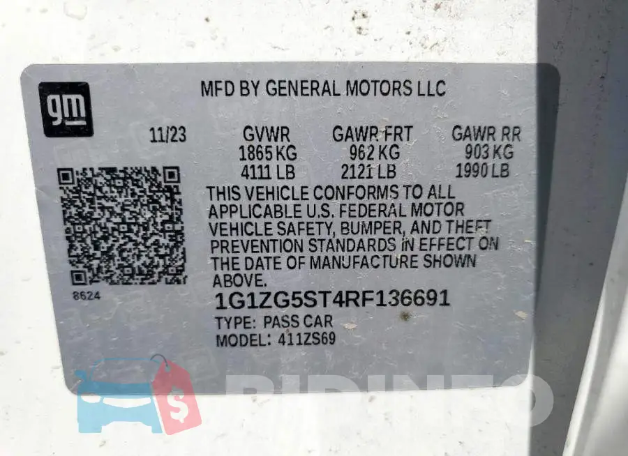1G1ZG5ST4RF136691 Photo# 13