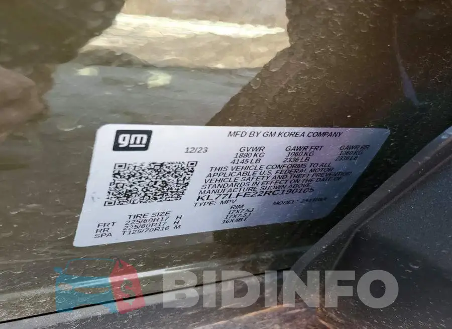 KL77LFE22RC190105 Photo# 13