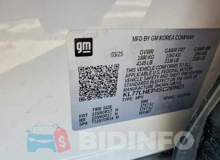 KL77LHEP4SC269921 Photo# 13