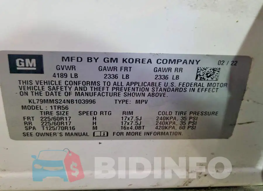 KL79MMS24NB103996 Photo# 13