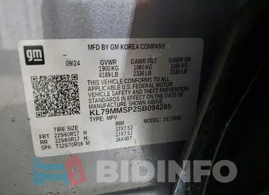 KL79MMSP2SB094285 Photo# 13