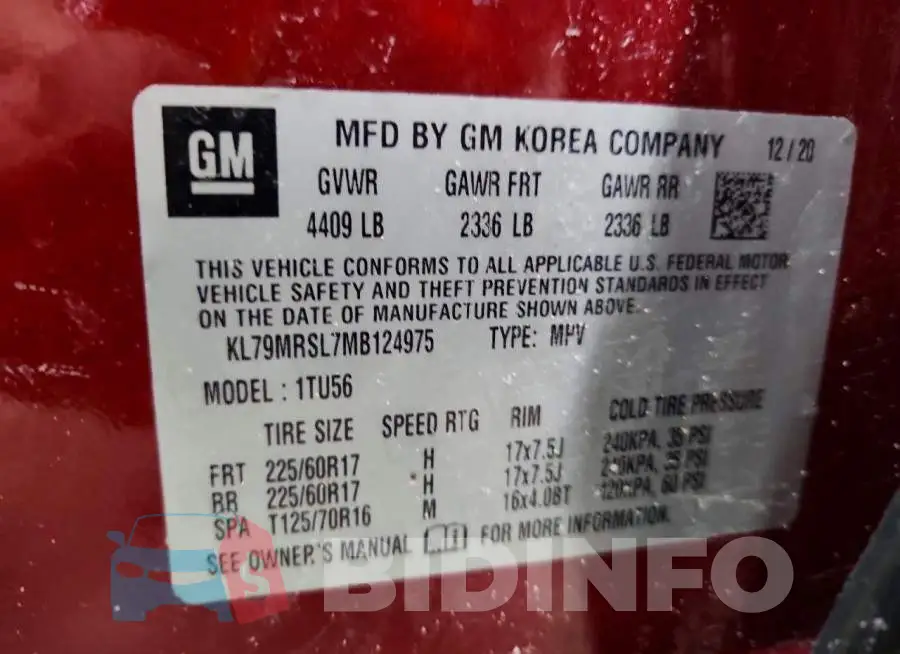 KL79MRSL7MB124975 Photo# 13