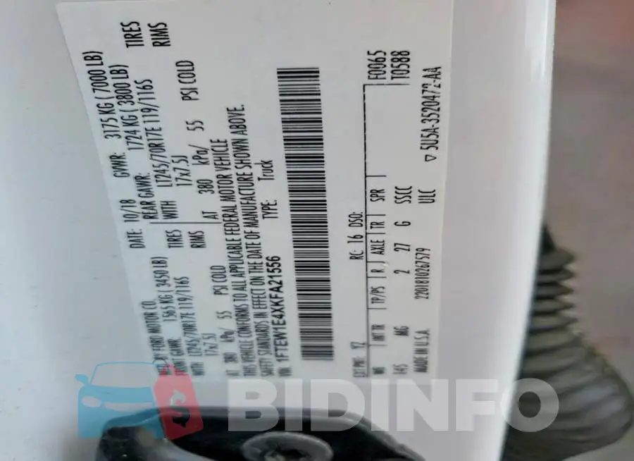 1FTEW1E4XKFA21556 Photo# 12