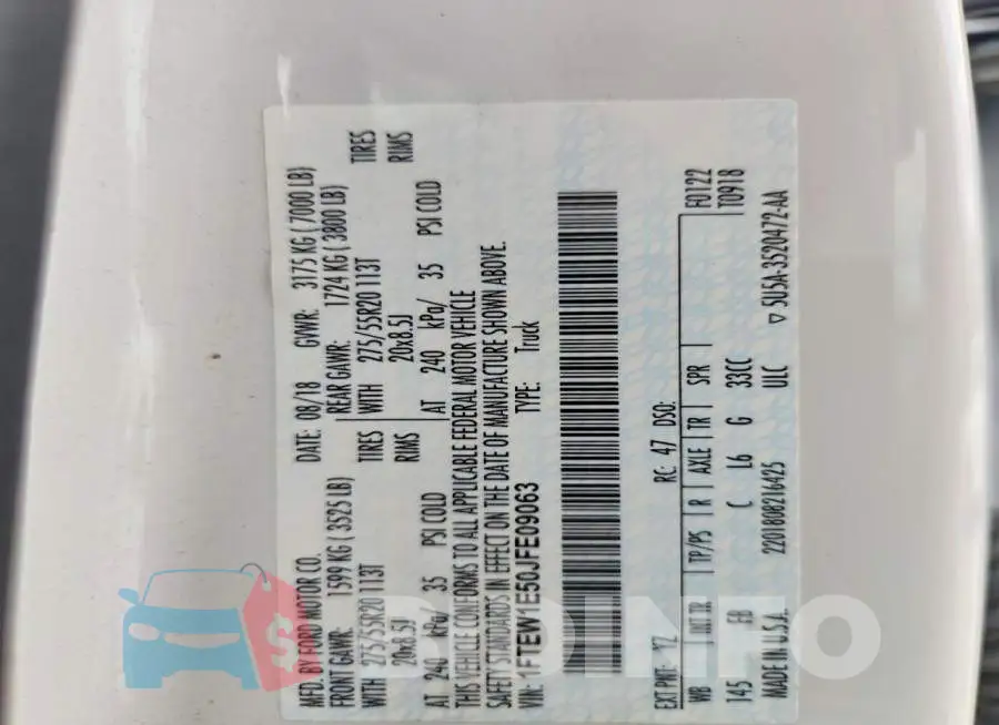 1FTEW1E50JFE09063 Photo# 12