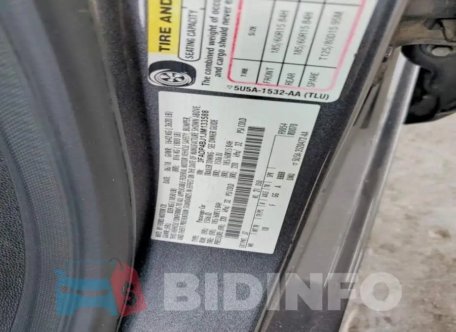 3FADP4BJ1JM133588 Photo# 12