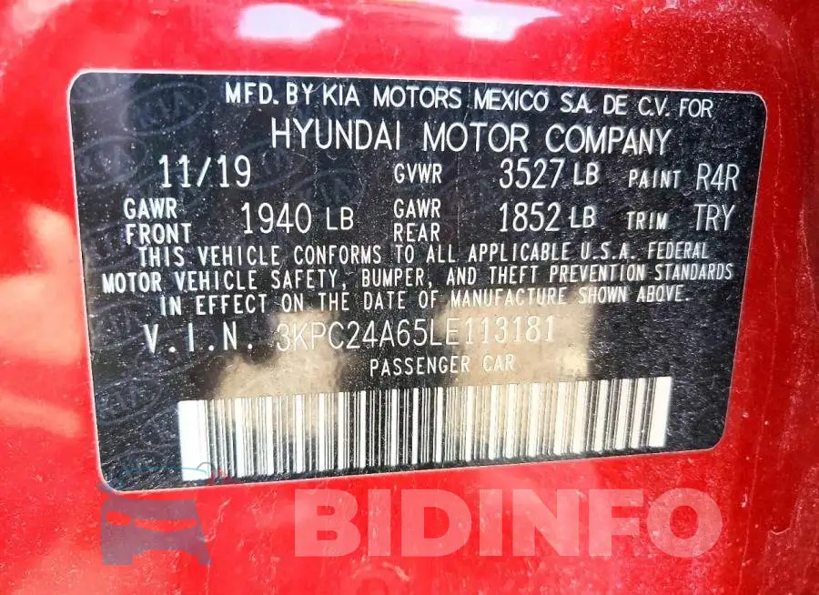 3KPC24A65LE113181 Photo# 12